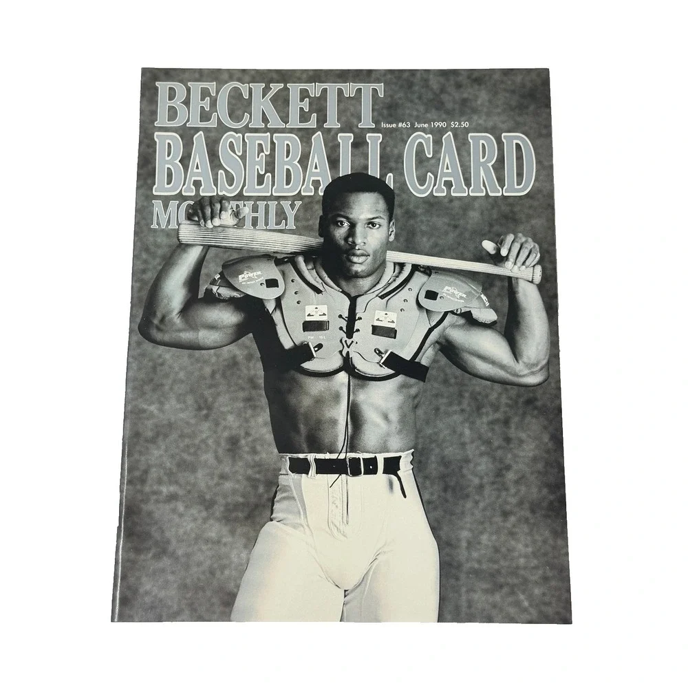 Bo Jackson Beckett Magazine Lot 2 Baseball Card Monthly 1990 Issues 59 63